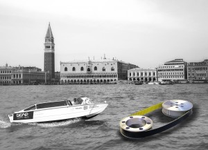 Panaromablick auf Venedig Panorama mit Canal Grande