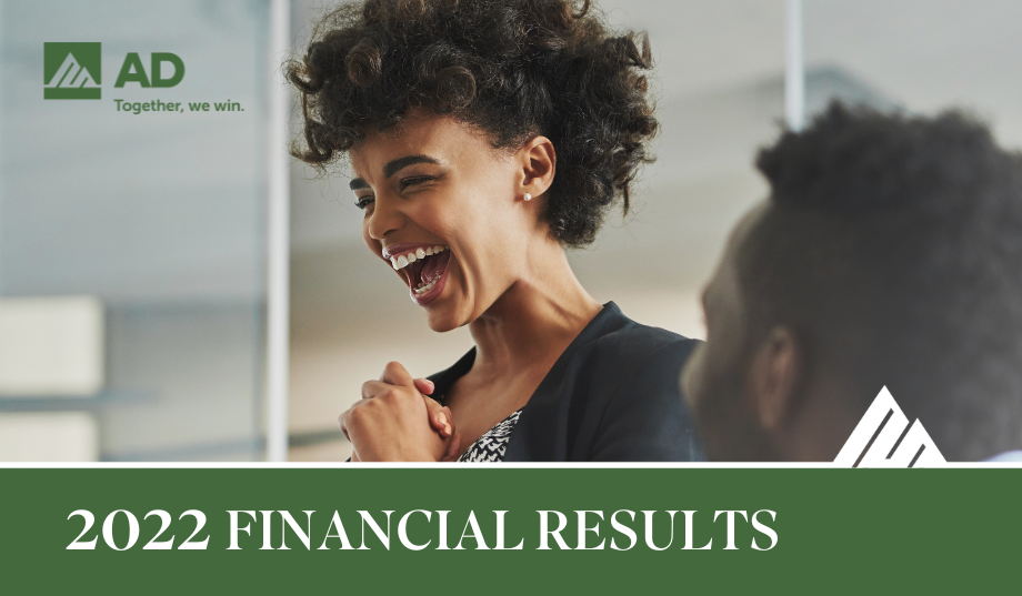 2022 financial results press release